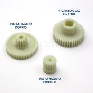 Kit da 2 ingranaggi in plastica progettati per essere utilizzati con uno  spremipomodoro SM / Default Title