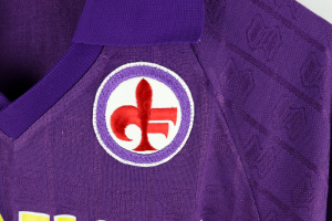 1989-90 Fiorentina Maglia ABM La Nazione M (Top)