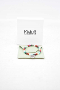 Bracelet Woman Kidult Thank You Maestra! With Jewels Colored,with Elastic