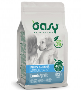 Oasy Dog - One Animal Protein - Medium/Large Puppy&Junior- 12kg