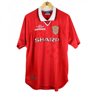 1999-00 Manchester United Maglia Champions League Winners Umbro L (Top)