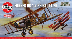 1/72 Fokker DR.1 Triplane & Bristol Fighter Dogfight Double F.2B