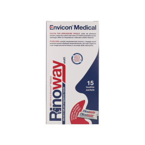 Doccia per Lavaggio Nasale Rinoway®, 30 Bustine Sali Isotonici, e 30  Bustine Sali Ipertonici - Envicon Medical