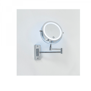 Wall-mounted magnifying mirror with LED lighting Capannoli