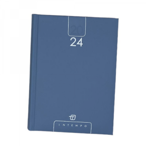 PTM Agenda Organizer In Tessuto e Pelle Elegante 14x20 Grigio