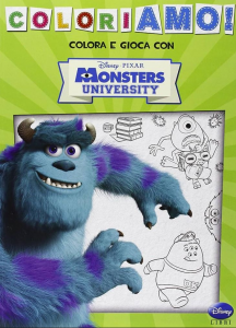 Album COLORA  Monsters University -Disney libri