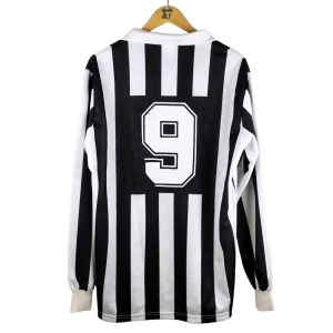 1990-91 Juventus #9 Casiraghi Kappa Match Worn Shirt Home XL 