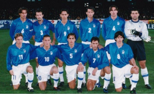 1998 Italia Maglia #8 Albertini Match Worn L Nike