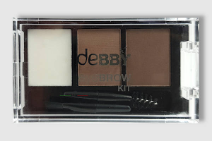 Debby eyeBROW KIT palette sopracciglia Brunette/Dark 01