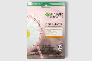 Garnier Hydra Bomb maschera in tessuto super idratante lenitiva per pelli secche e sensibili