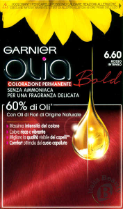 Garnier Olia Bold Colorazione permanente senza amoniaca 6.60 rosso intenso