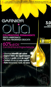 Garnier Olia Colorazione permanente senza amoniaca 3.0 nero naturale