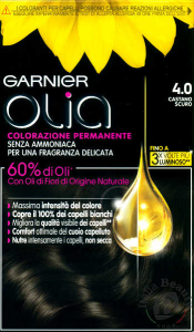 Garnier Olia Colorazione permanente senza amoniaca 4.0 castano scuro