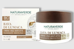 Naturaverde Bio crema viso anti età Bava di Lumaca pelli mature