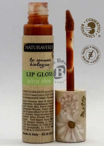 Naturaverde Bio lip gloss ultra shine colore 07 marrone scuro