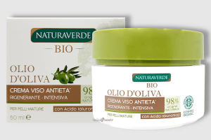 Naturaverde Bio Olio d’Oliva crema viso rigenerante per pelli mature