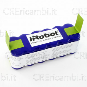 Batteria Ni-Mh RSP800 iRobot XLife, 14.4V, 3Ah, per Scooba 450, Roomba 500, 600, 700, 800, 900