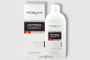 Vitalcare shampoo caffeina trattamento rinforzante energizzante
