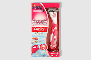 Wilkinson Rasoio trimmer 2-in-1 Quattro for women Bikini Açai e Jojoba