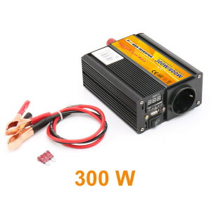 Inverter 300W 12V–220VAC+USB uscita sinusoidale modificata