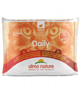 Almo Nature - Daily Cat - Multipack - Adult - 6 buste da 70gr