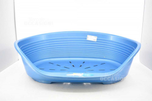 Cama Para Perros Plástico Stefenplast Azul 70x50 Cm