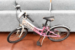 Bike Girl Star Veneta White And Pink With Headlight Gray