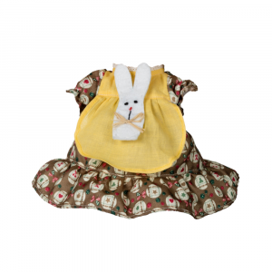 Vestito marrone con coniglio per bambola alta 27 cm - My Doll