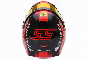 Mini Helmet Season 2023 Carlos Sainz Scuderia Ferrari - 1/02