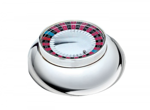 Roulette da tavolo in silver plated