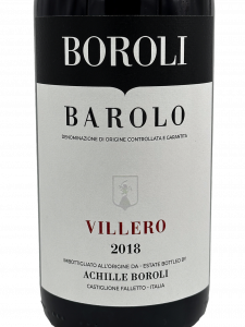 Boroli Barolo DOCG Villero 2018
