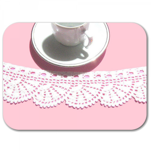 Bordo bianco a filet ad uncinetto alto 5 cm - Crochet by Patty