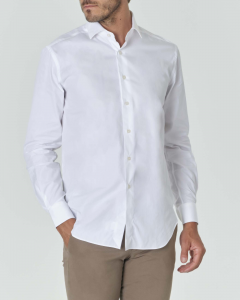 Camicia bianca in popeline di puro cotone