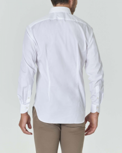 Camicia bianca in popeline di puro cotone