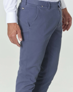 Pantalone chino in velluto Blu indigo da Donna