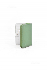 Wallet The Coste Green And Gray With Door Coins