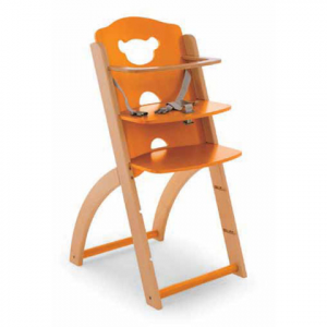 High Chair Pappa Pali Pappy Re Wood Orange With Box And Instructions