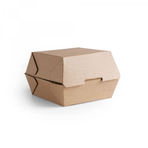 Box in cartoncino per Hamburger 13x13x8h cm micro-ondulato - View2 - small