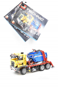 Lego Técnica 42024 Contenedor Camión Completo Con Manual (no Caja)