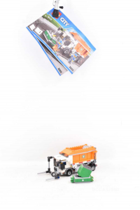 Lego City 60118 Camioncino Della Spazzatura Con Manuale (manca Personaggio)
