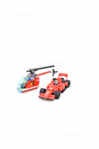 Lego Ferrari + Elicottero