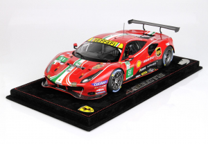 Ferrari 488 GTE LM Team Af Corse Le Mans 2021 #51 Winner Ltd 248 With Display Case - 1/18 BBR