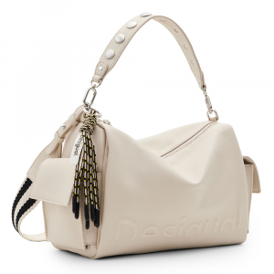 Borsa a tracolla Desigual 23WAXP65 1001 da donna beige.