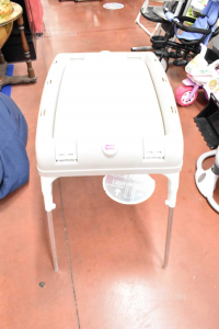 Changing Table Baby Ok White In Plastic Portable