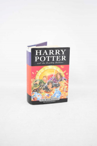 Libro Lingua Inglese Henry Potter And The Deathly Hallowd J.k Rowling (difetto Copertina)