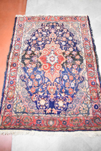 Carpet Persian Antique 120x185 Cm Red Blue Pink