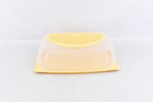 Cheese Bowl Plastic Tupperware Yellow Size 29x19 Cm