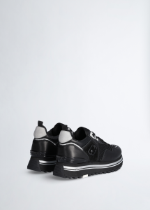 Liu Jo Sneakers platform nere con strass