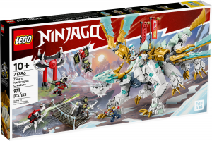 LEGO Ninjago 71786 - Drago di Ghiaccio di Zane 2in1