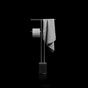Bivio Combi antoniolupi towel stand with toilet brush